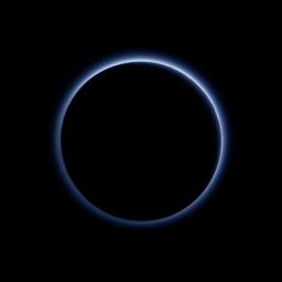 pluto blue sunrise